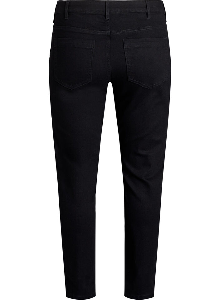 Jean Emily coupe slim fit avec taille normale, Noir, Packshot image number 1