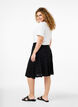 Jupe en viscose 2-pack, Charbon, Model image number 2