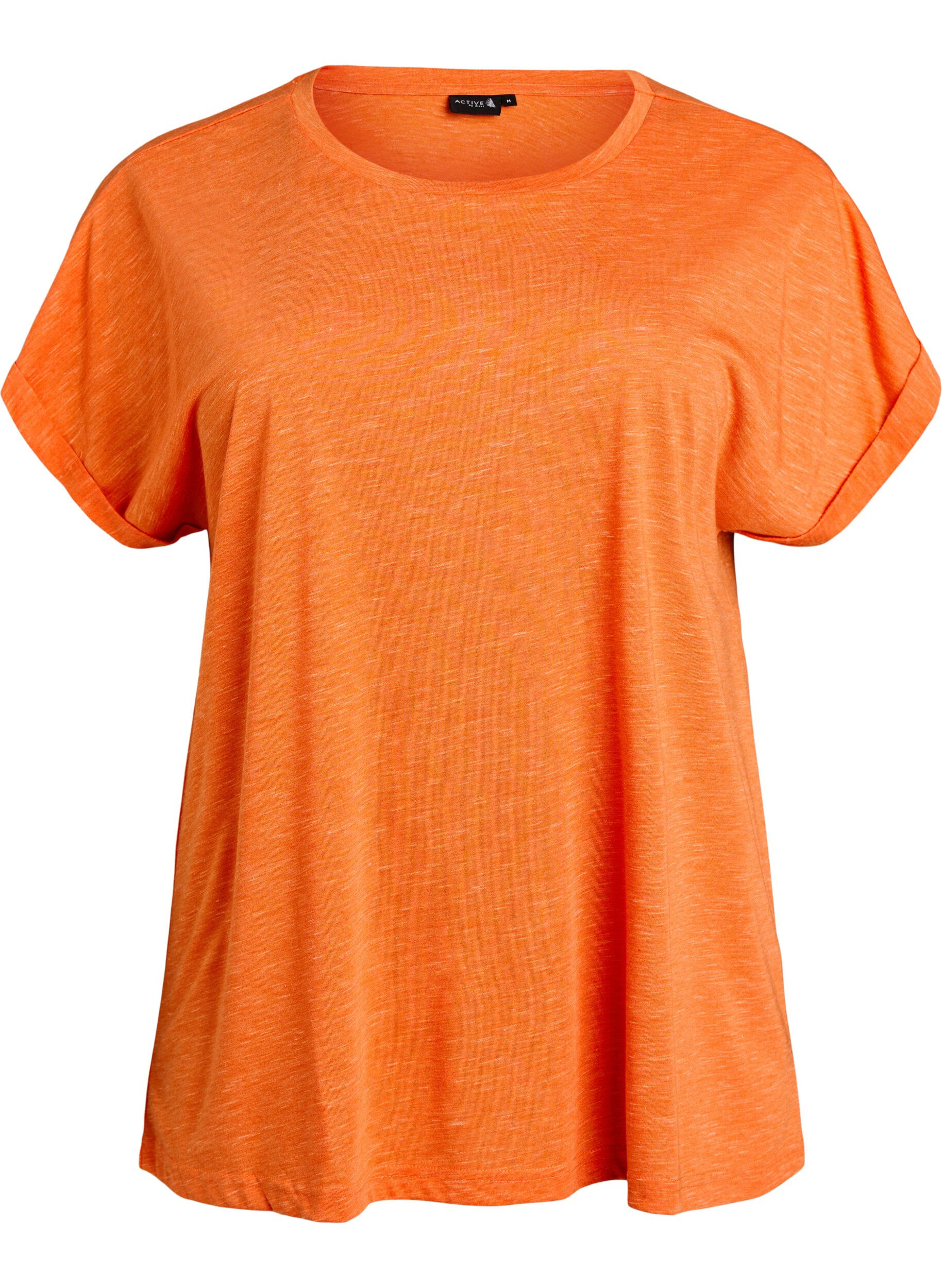 ZizziT-shirt d'entra&icirc;nement ample &agrave; manches courtes, Corail, Packshot image number 0