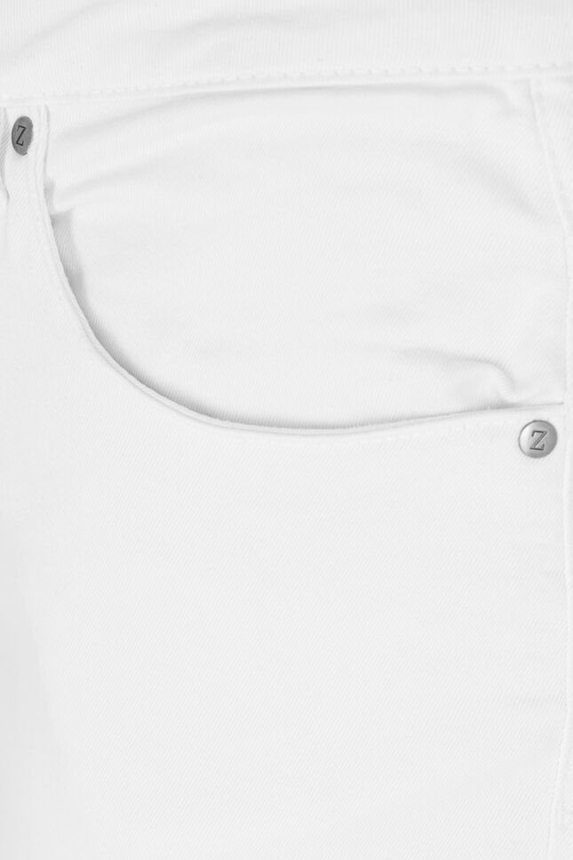 Jean capri Amy &agrave; taille haute et coupe super slim, Blanc, Packshot image number 2