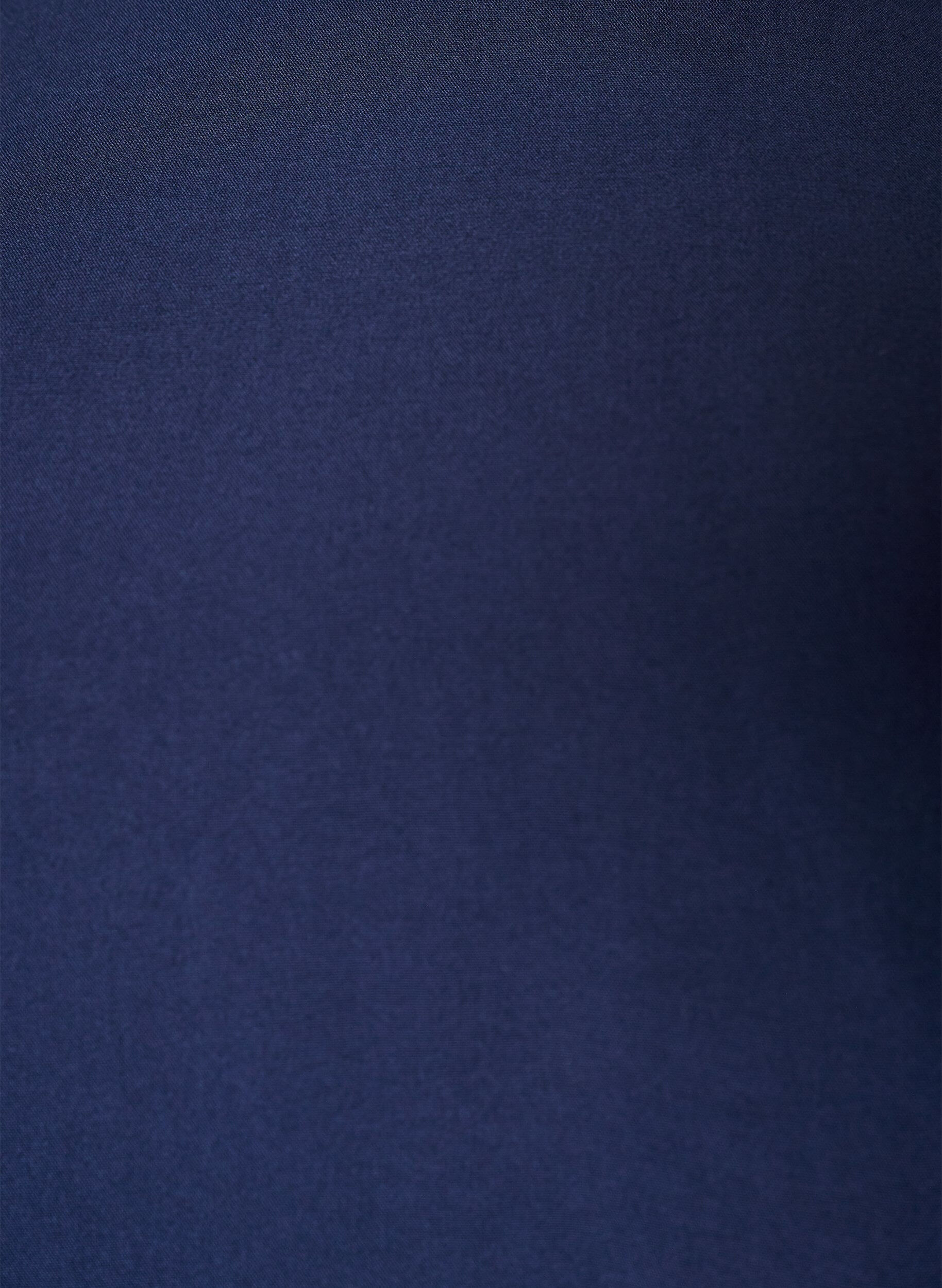 ZizziChemisier tiss&eacute; &agrave; manches courtes et col rond, Bleu, Packshot image number 2