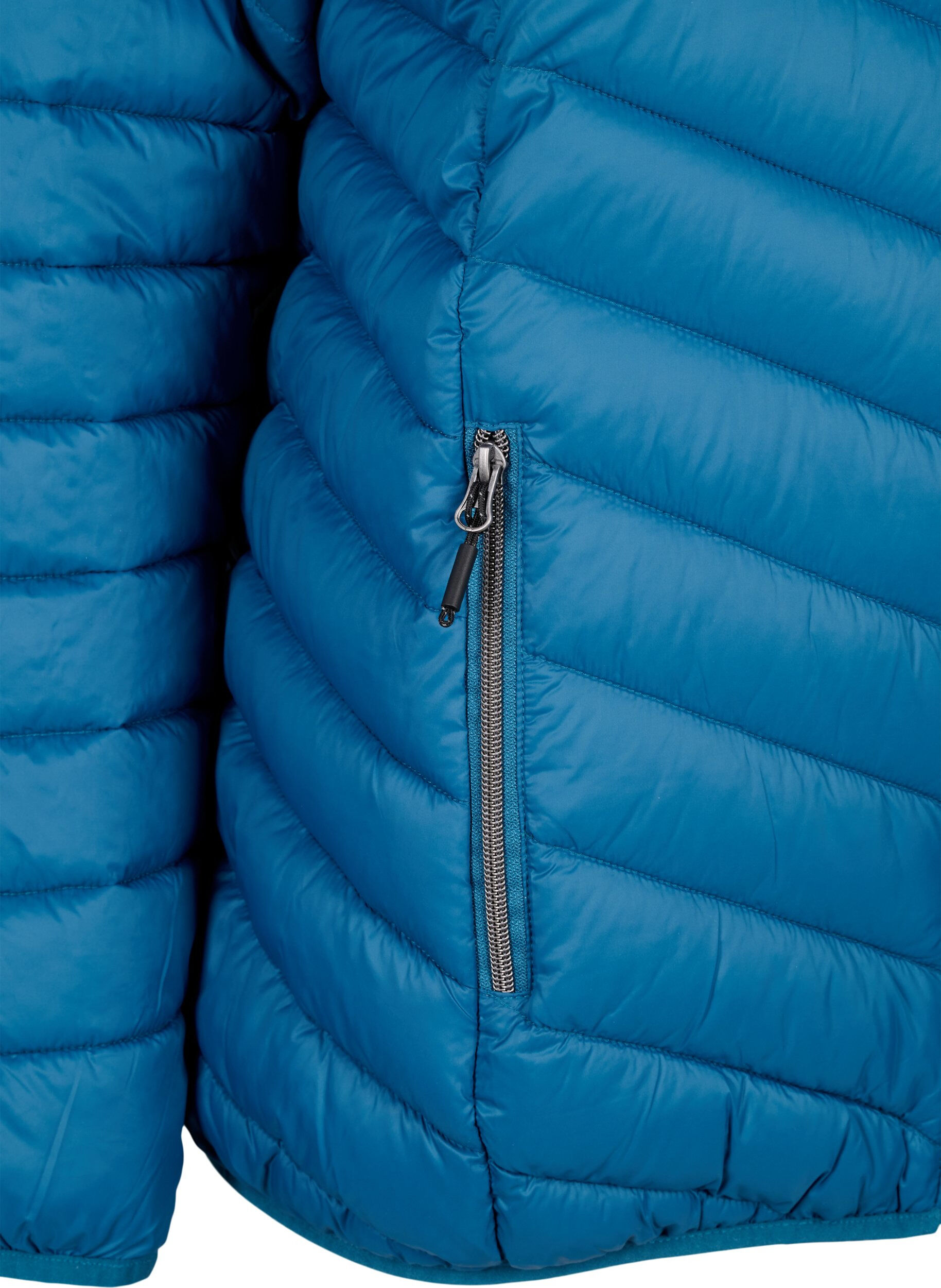 Zizzi Veste l&eacute;g&egrave;re &agrave; capuche, Bleu p&eacute;trole, Packshot image number 3