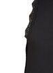 Haut avec bordure en dentelle, Noir, Packshot image number 3