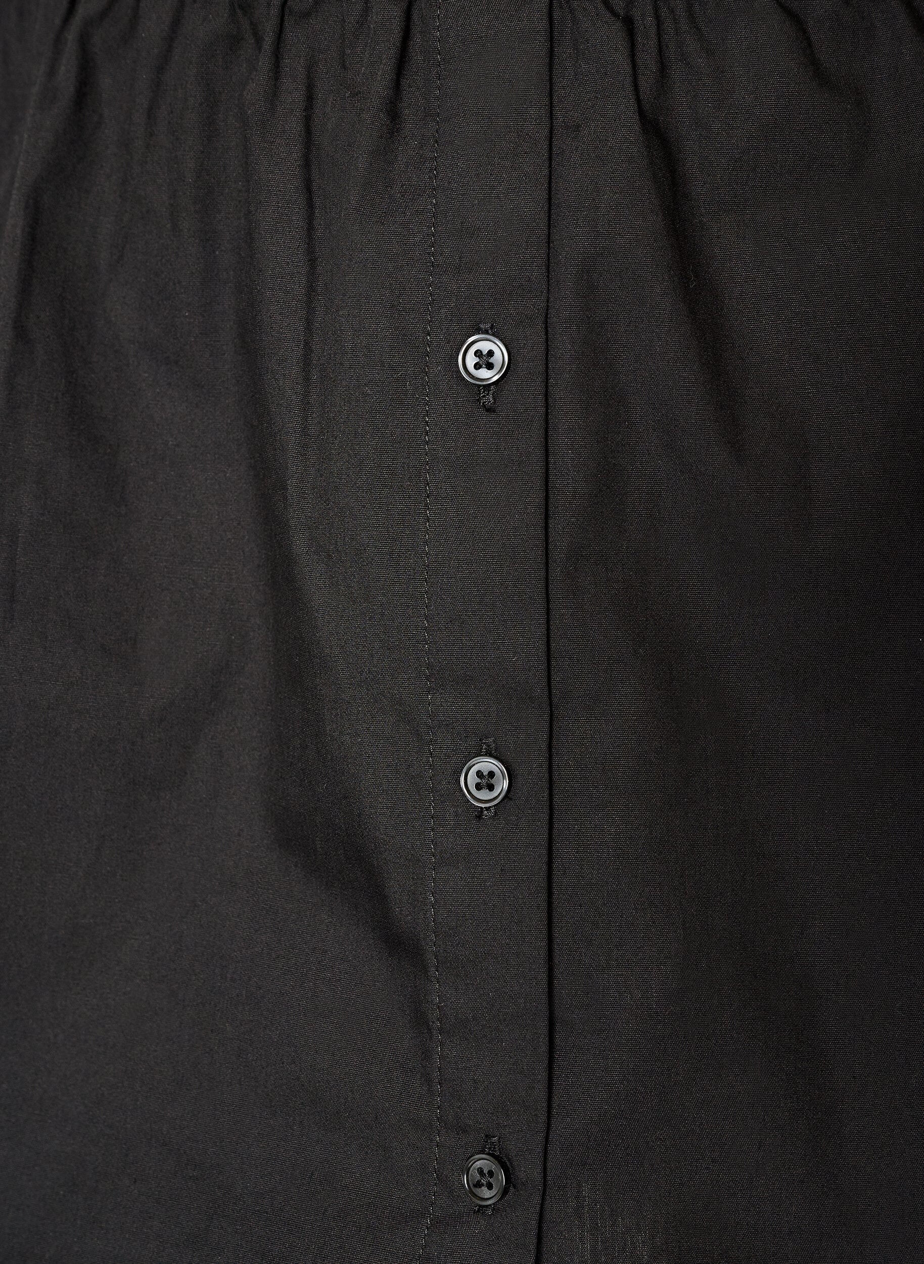 ZizziExtension de chemise en 100% coton, Noir, Packshot image number 2
