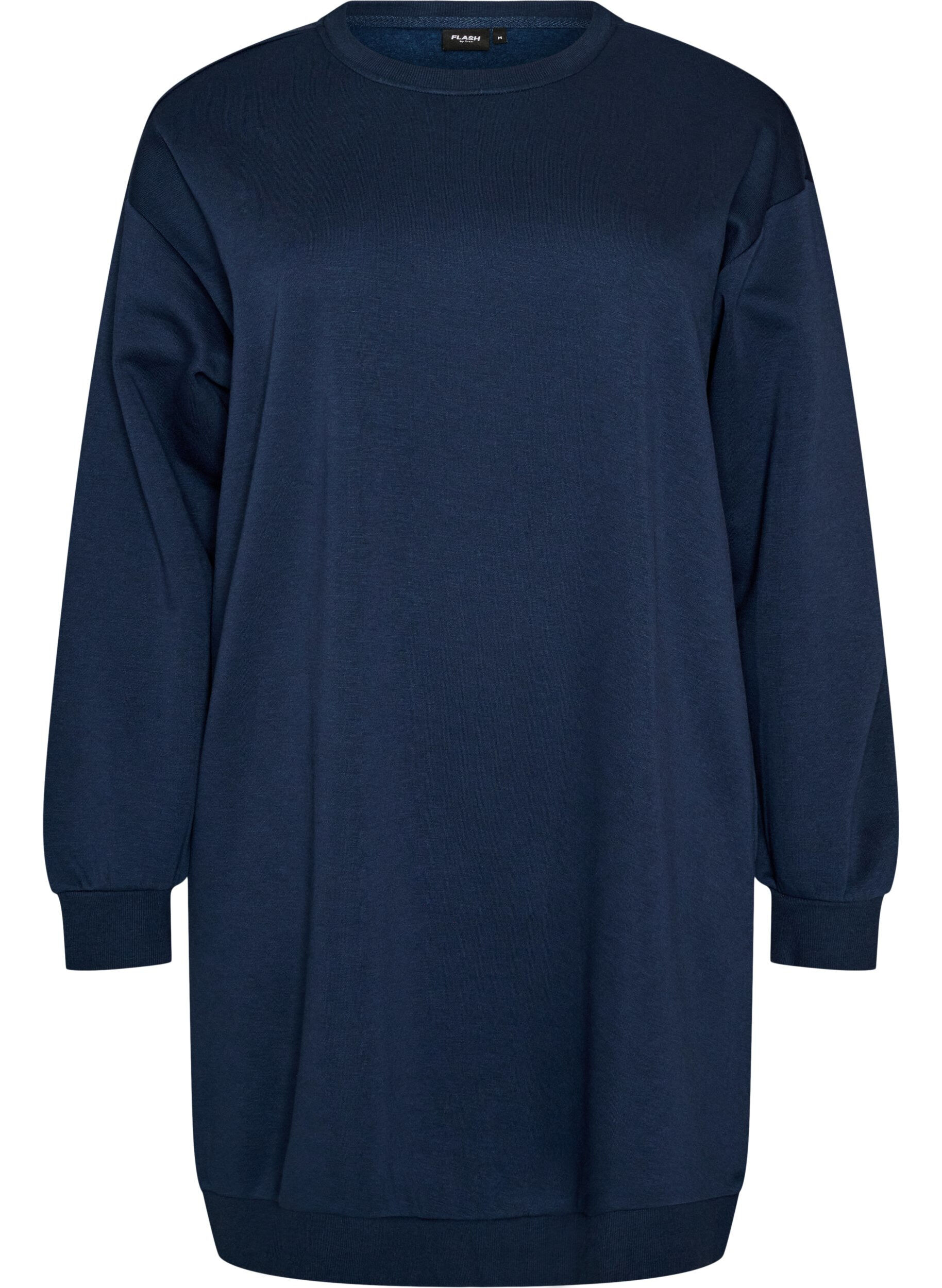 ZizziRobe sweat ample avec poches, Bleu, Packshot image number 0