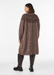 Robe en maille avec motif jacquard, Marron, Model image number 2