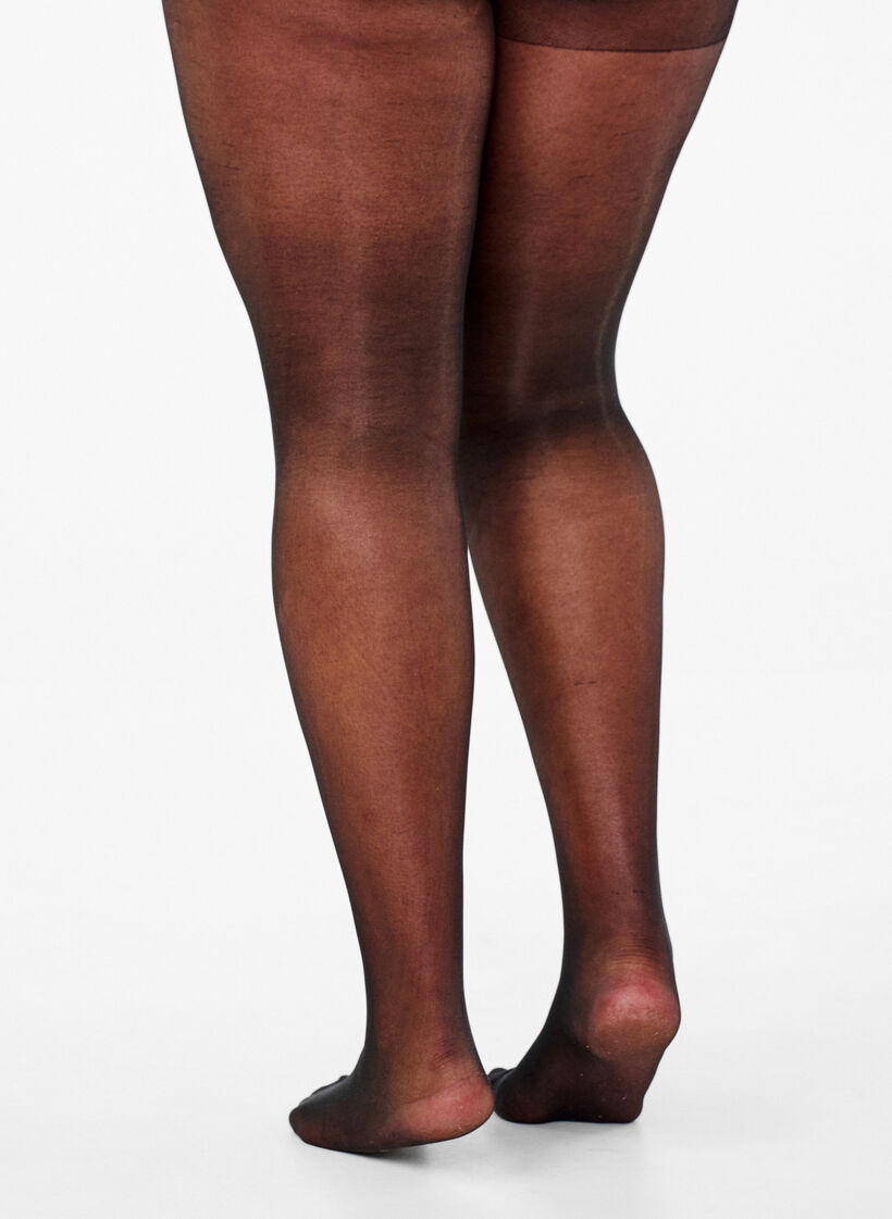 Collants 30 deniers ind&eacute;maillables, Noir, Model image number 1