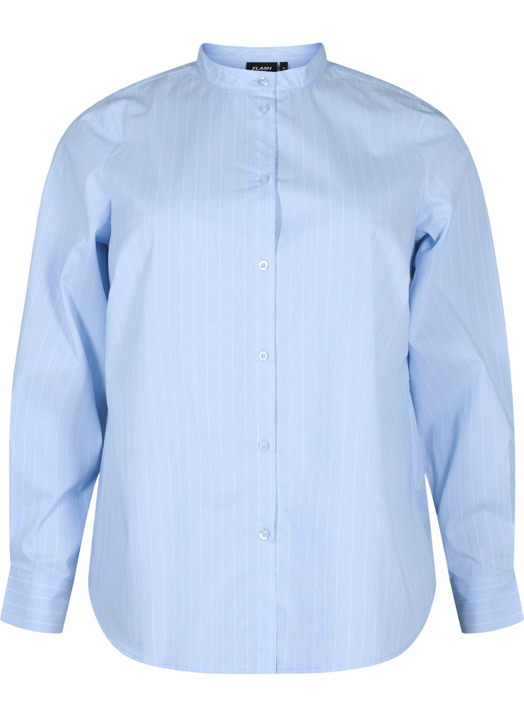 Zizzi FLASH - Chemise &agrave; rayures, Light Blue Stripe, Packshot image number 0