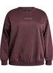 Sweatshirt avec détail statement, Marron, Packshot image number 0