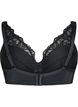 Soutien-gorge en dentelle rembourré avec armature, Black, Packshot image number 1