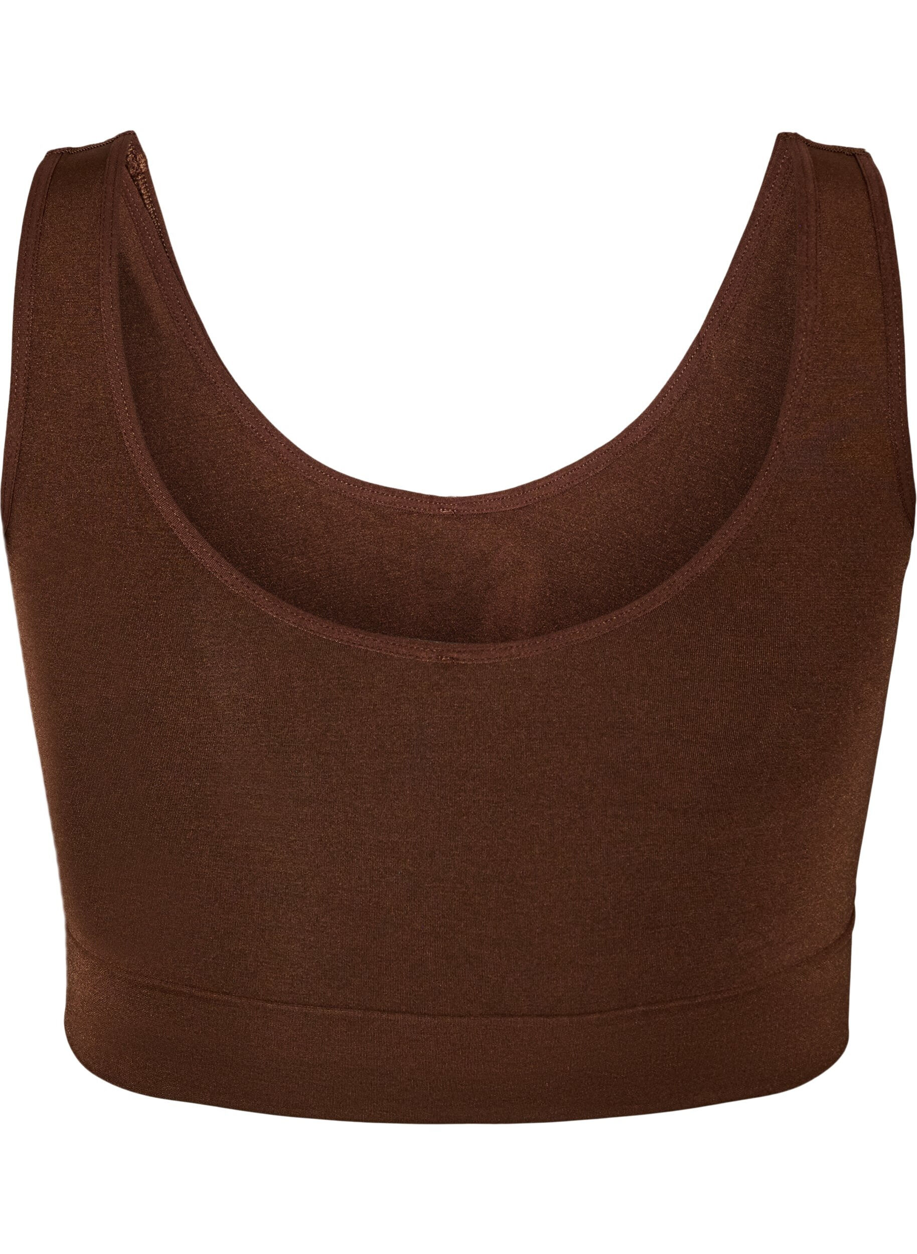ZizziSoutien-gorge souple sans rembourrage, Marron, Packshot image number 1