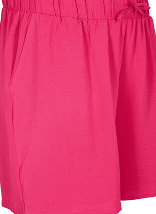 Short avec poches et ceinture élastique, Pink Peacock, Packshot image number 2