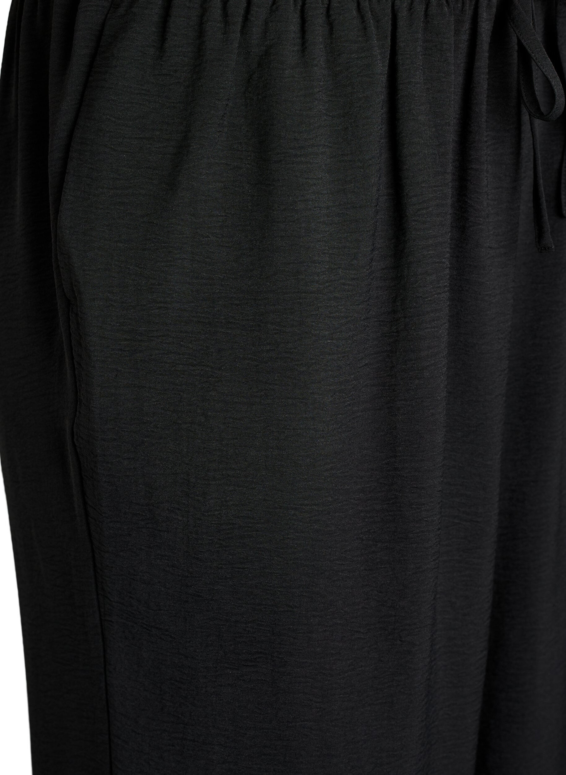 Zizzi Pantalon balloon taille haute, Noir, Packshot image number 2