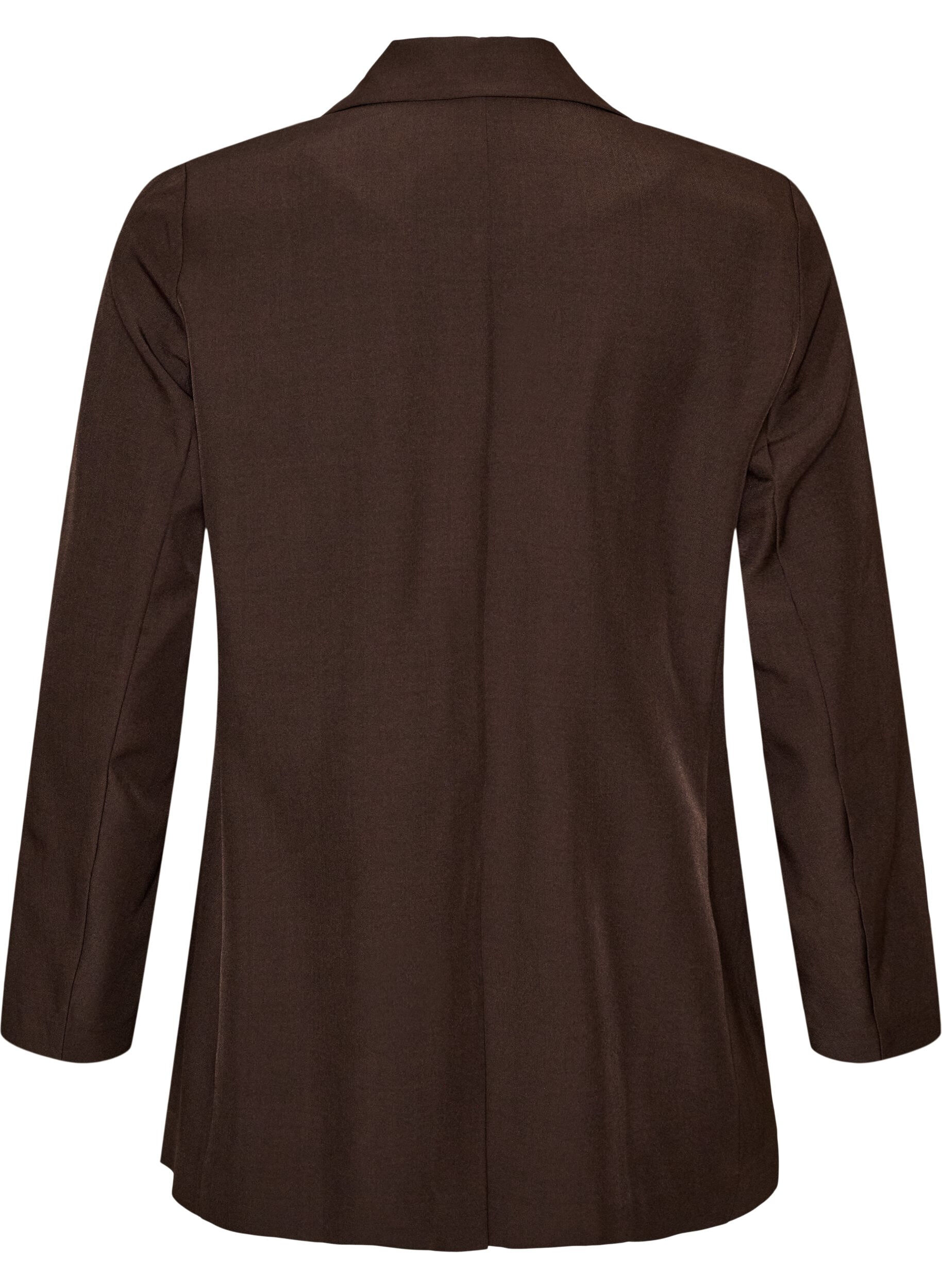 ZizziBlazer avec poches et fentes, Marron, Packshot image number 1