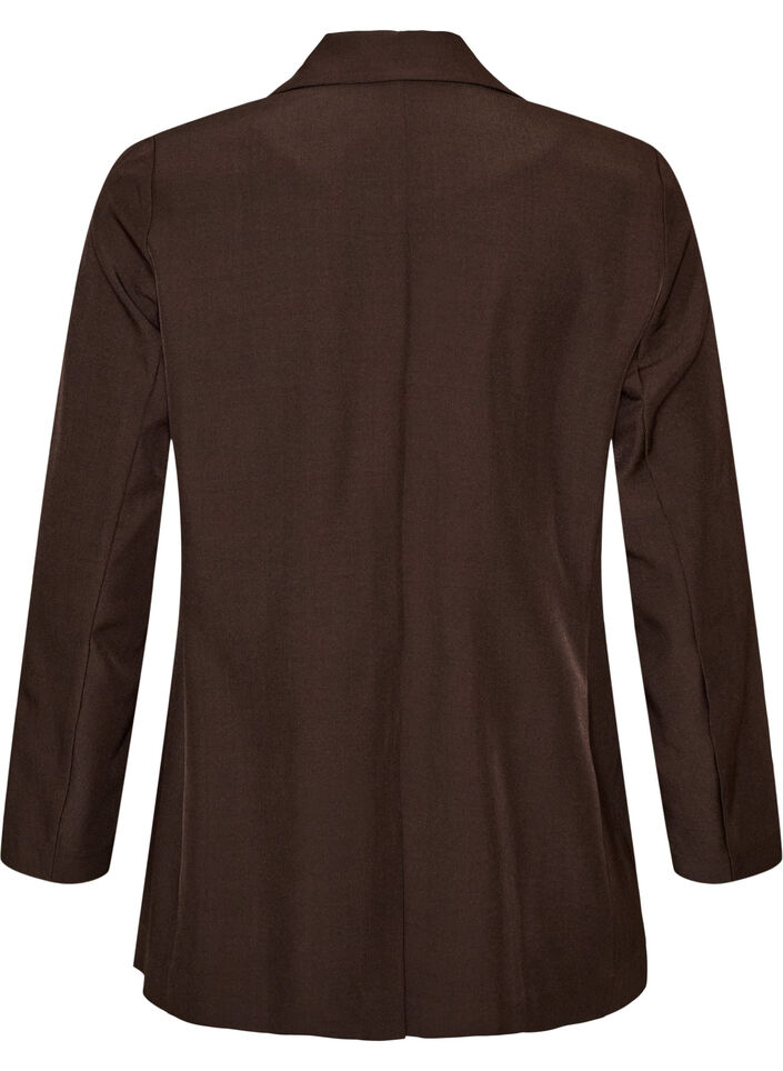 Blazer avec poches et fentes, Marron, Packshot image number 1