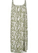 Robe &agrave; bretelles midi en coton bio, Vert, Packshot image number 0