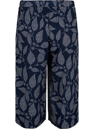 Pantalon ample avec imprimé, Navy B. w. Dot Leaf, Packshot image number 1