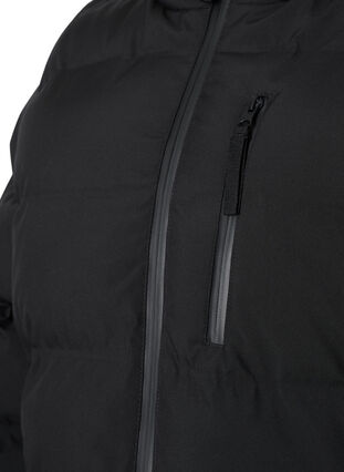 Doudoune avec capuche et poches, Black, Packshot image number 2