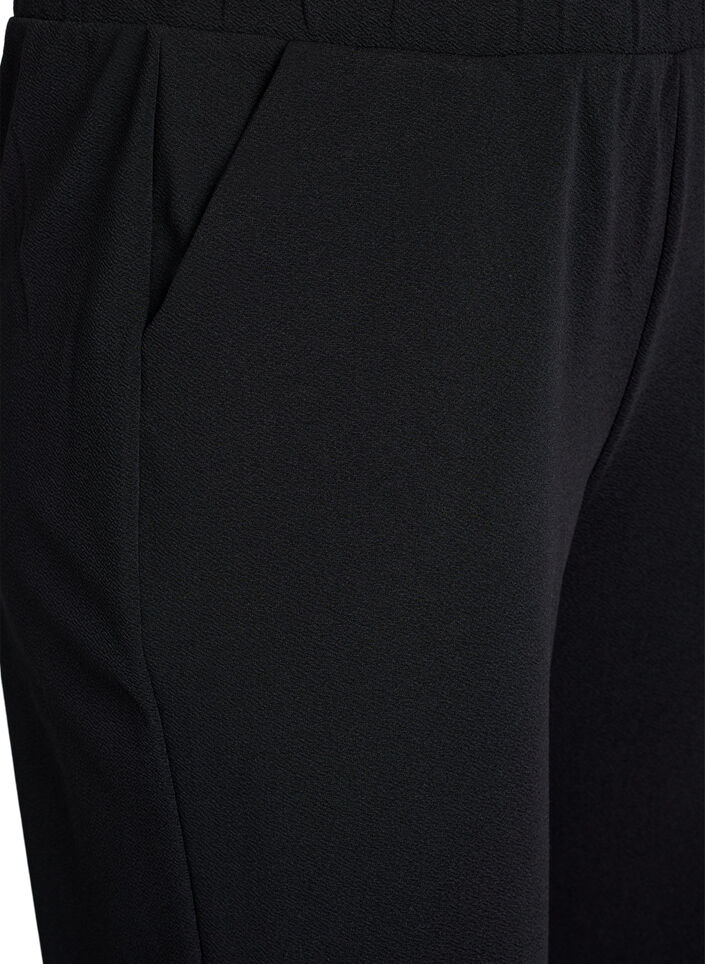 Pantalon ample en longueur 7/8, Noir, Packshot image number 2