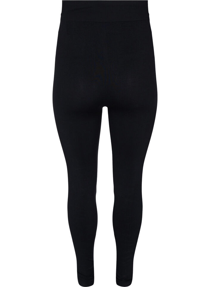 Legging de grossesse sans couture, Black, Packshot image number 1