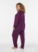Blouse en jersey &agrave; manches longues et col rond, Violet, Model image number 2