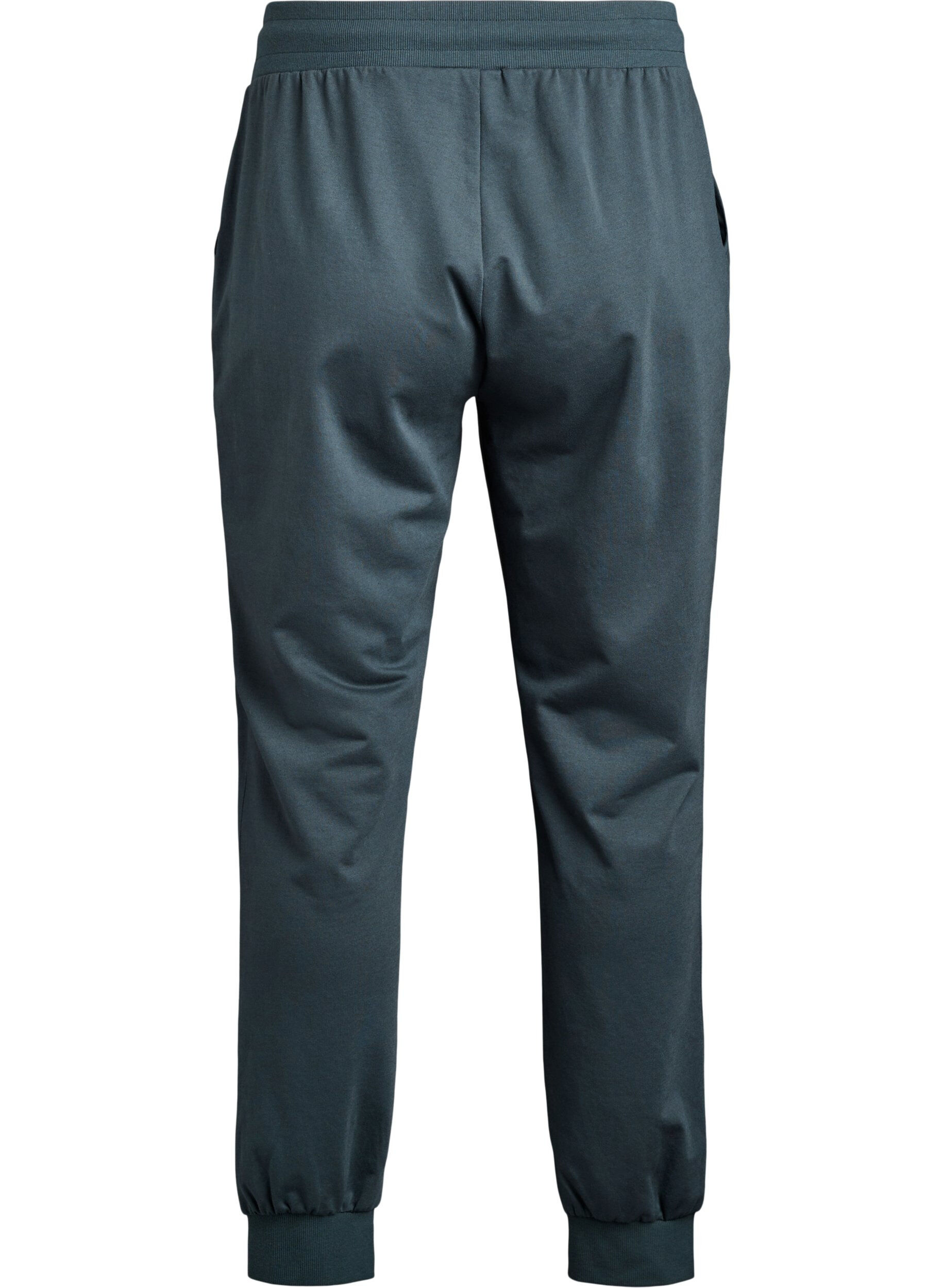 ZizziPantalon de sport ample avec des poches, Vert fonc&eacute;, Packshot image number 1