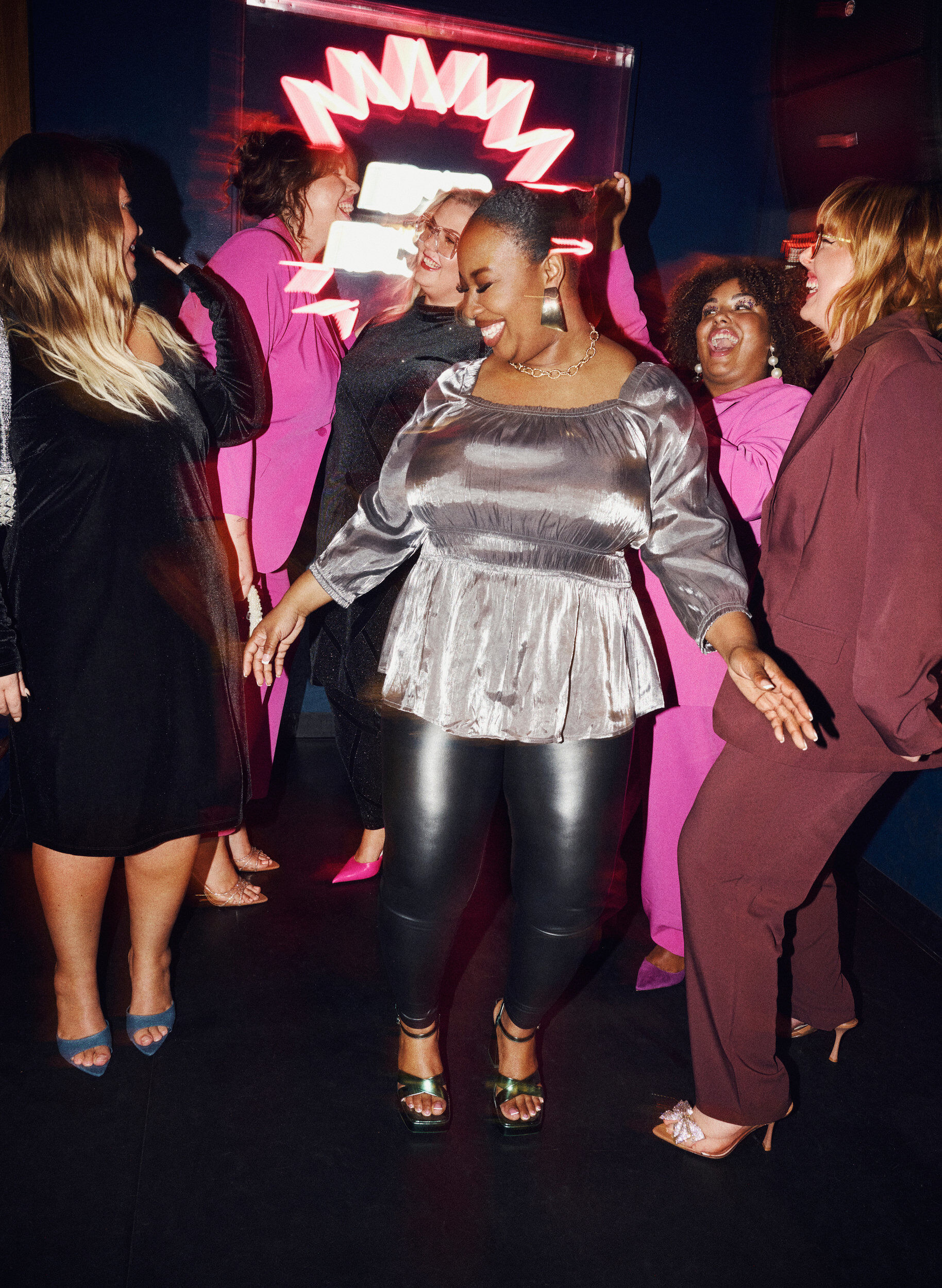 Zizzi Leggings enduit avec un int&eacute;rieur bross&eacute;, Noir, Image image number 0