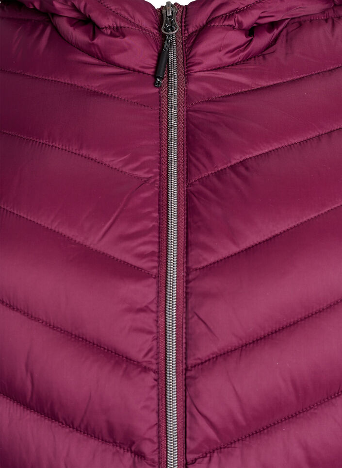 Veste l&eacute;g&egrave;re &agrave; capuche, Bordeaux fonc&eacute;, Packshot image number 2