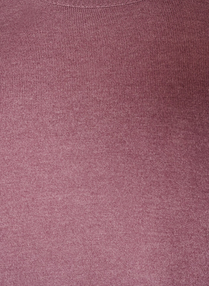 Blouse en maille avec un col rond, Rose, Packshot image number 2