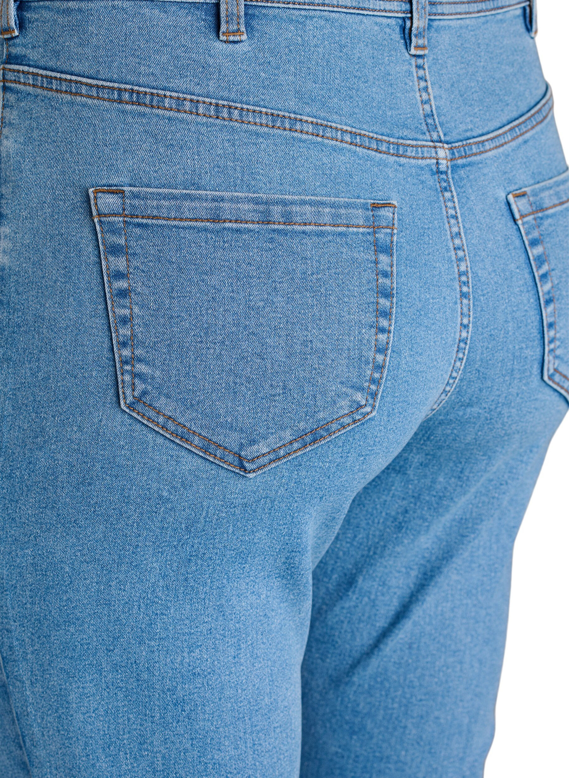 Zizzi FLASH - Jeans avec coupe super slim, Bleu Clair, Packshot image number 3
