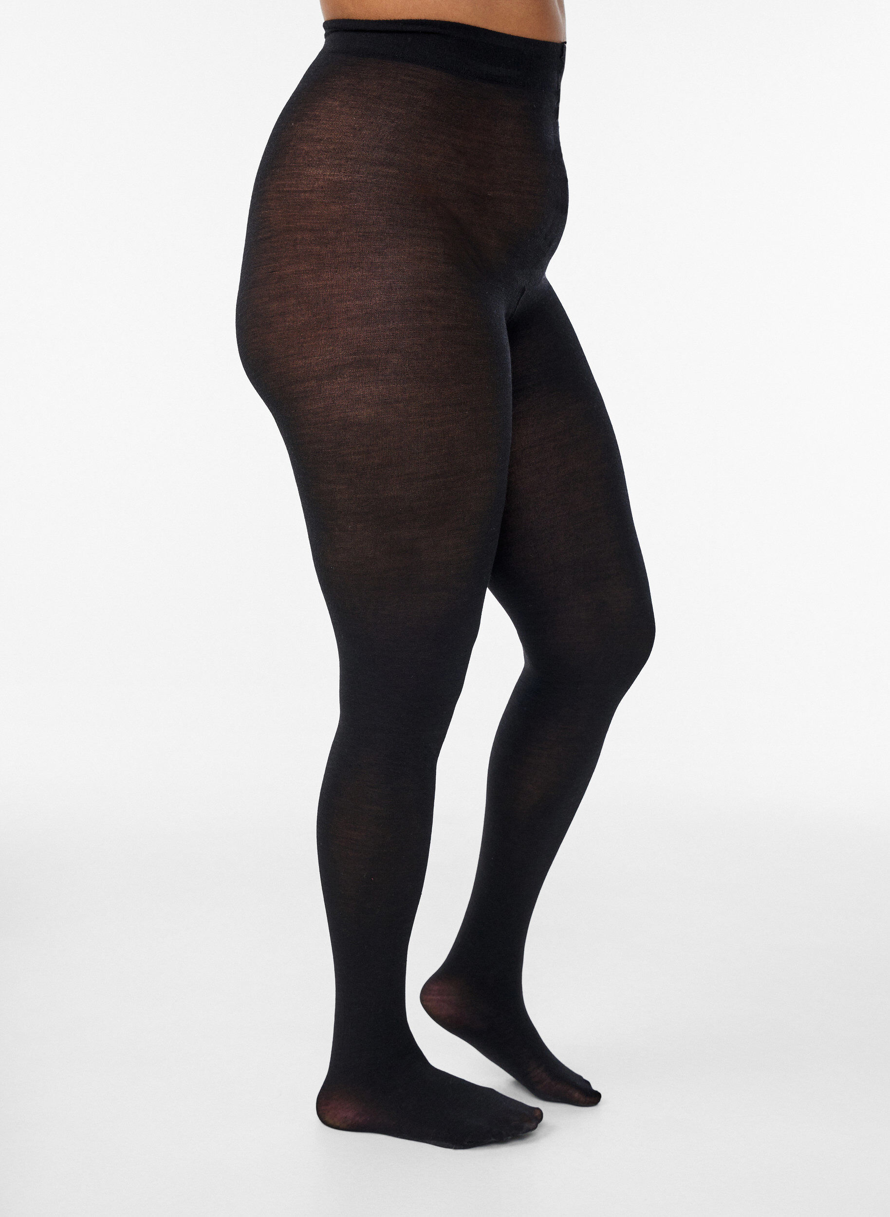 ZizziCollants en laine, Noir, Model image number 1