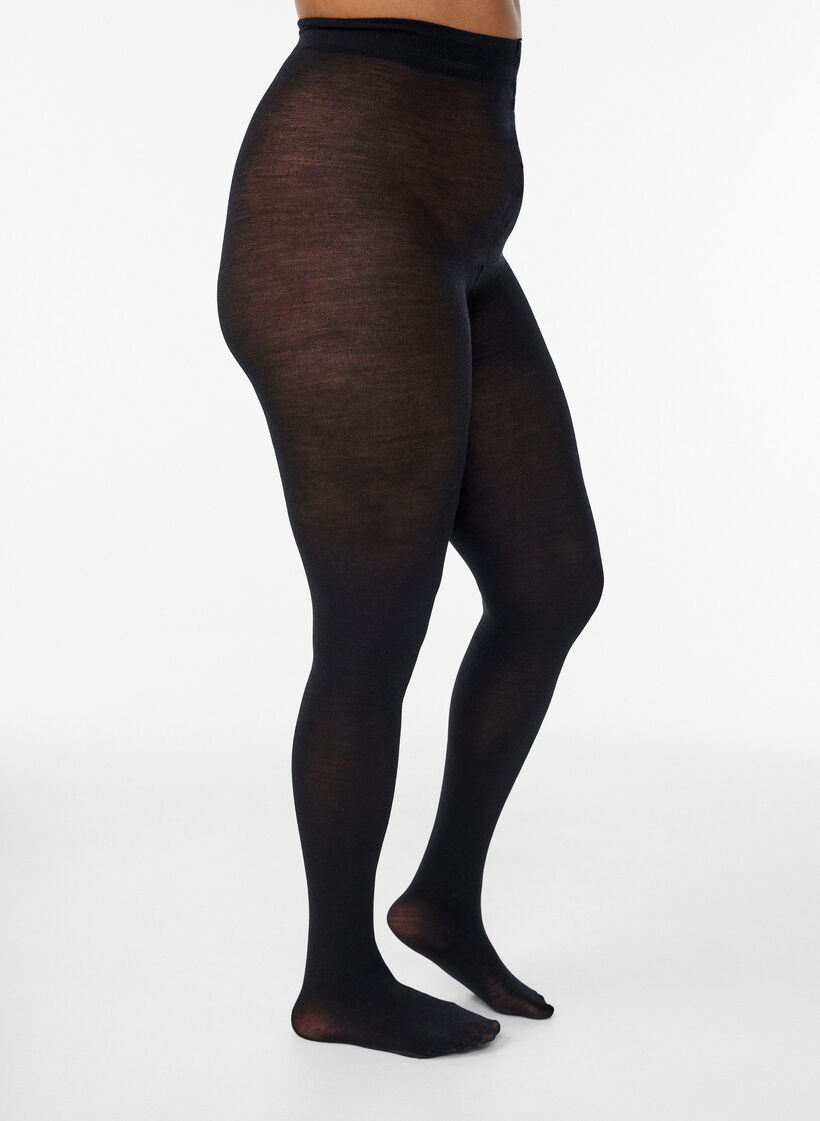 Collants en laine, Noir, Model