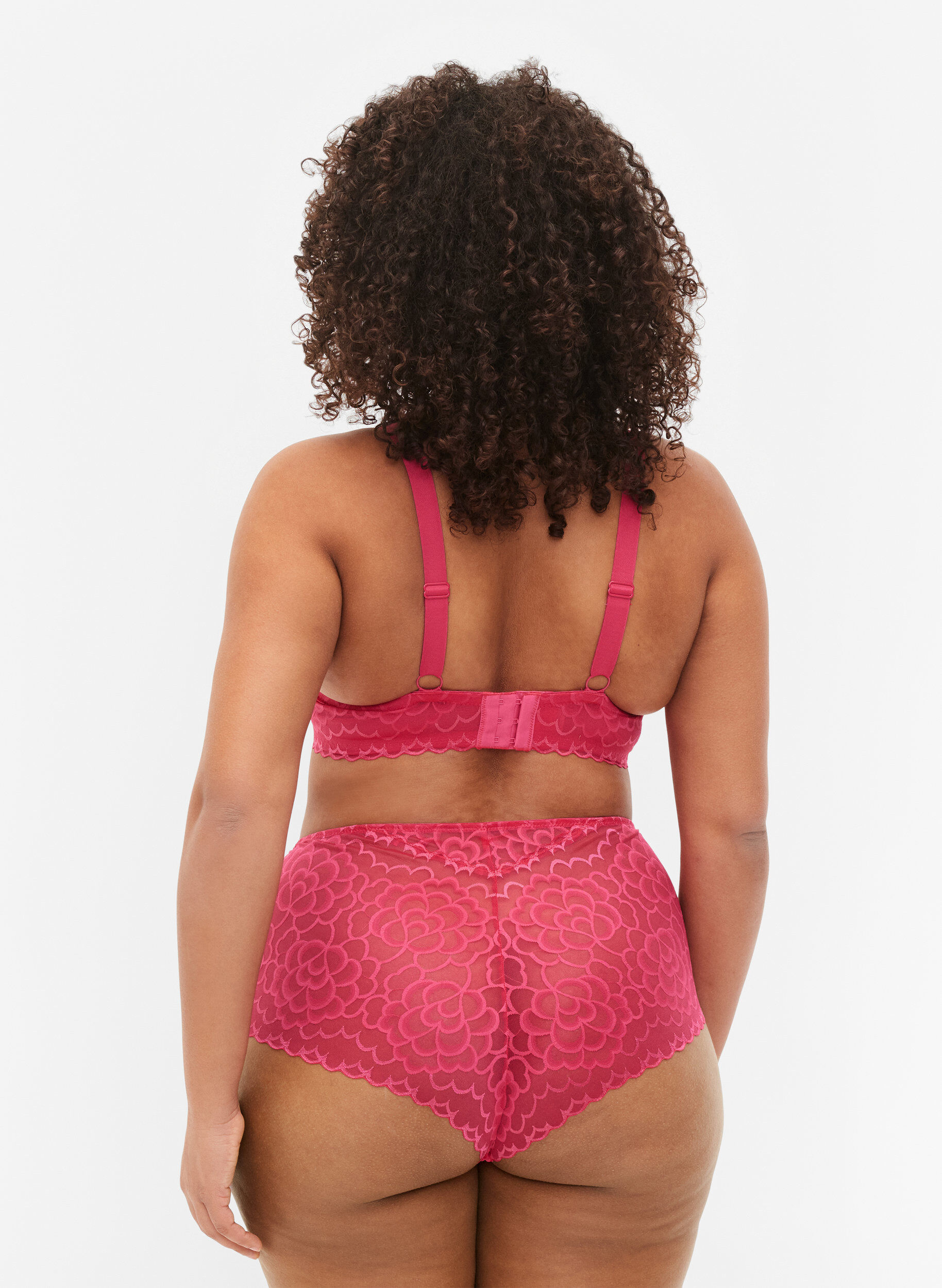 Zizzi Culotte taille normale en dentelle, Jazzy, Model image number 1