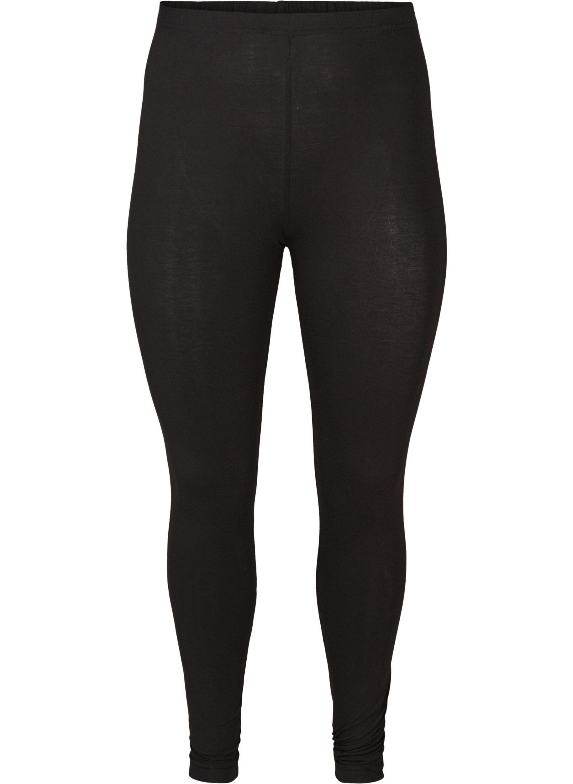 ZizziLeggings basiques en viscose, Noir, Packshot image number 0