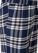 Bas de pyjama &agrave; carreaux en coton, Bleu, Packshot image number 2