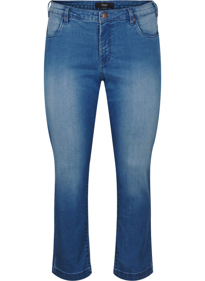 Jeans Emily Slim fit à taille régulière, Bleu Clair, Packshot image number 0