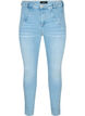 Jean Amy à taille haute et coupe super slim, Light blue, Packshot image number 0