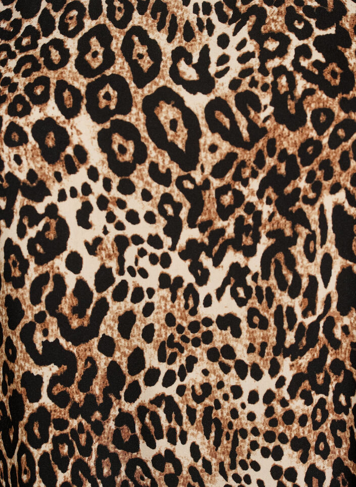 Robe en viscose avec d&eacute;coupe, Marron, Packshot image number 2