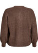 Cardigan en tricot c&ocirc;tel&eacute; avec boutons, Marron, Packshot image number 1