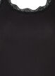 Haut avec bordure en dentelle, Noir, Packshot image number 2