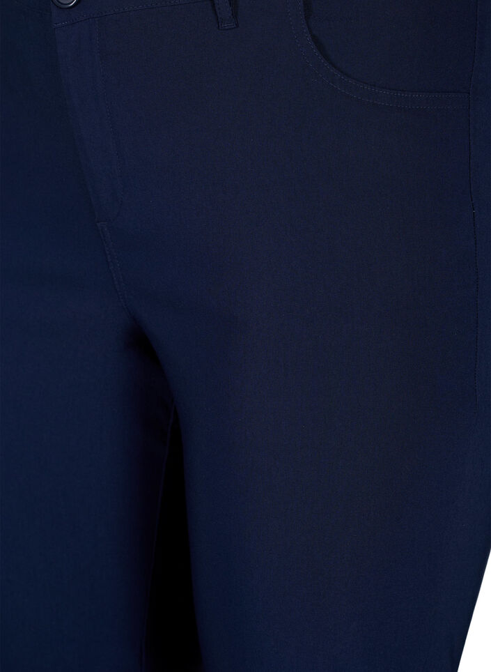 Pantalon classique en m&eacute;lange de viscose, Bleu, Packshot image number 2