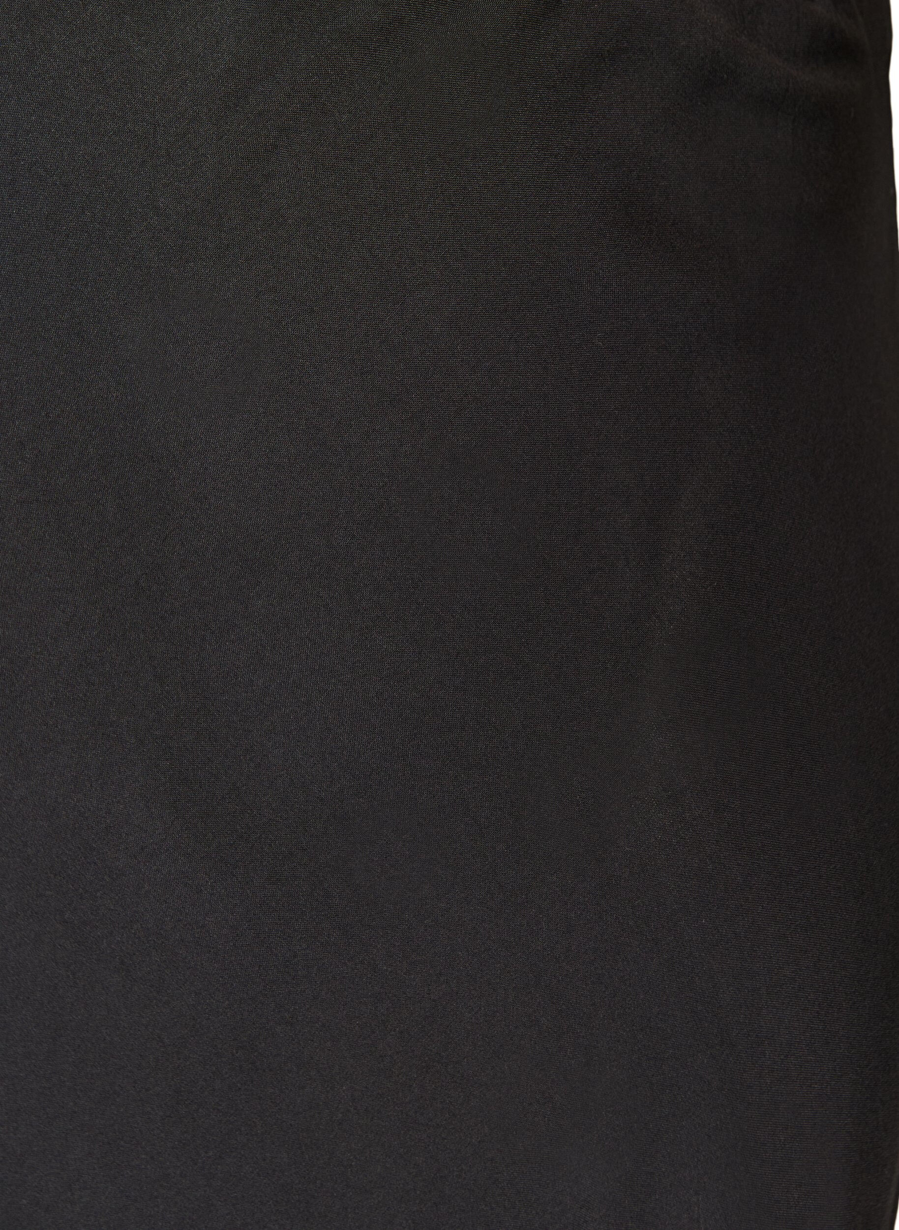ZizziJupe en viscose avec une ceinture &eacute;lastique, Noir, Packshot image number 2