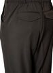 Pantalon tailleur taille haute &agrave; coupe droite, Noir, Packshot image number 3