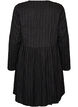 Robe courte en jersey &agrave; texture ondul&eacute;e, Noir, Packshot image number 1