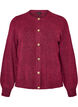 Cardigan en maille douce avec boutons dor&eacute;s, Rose poudr&eacute;e, Packshot image number 0