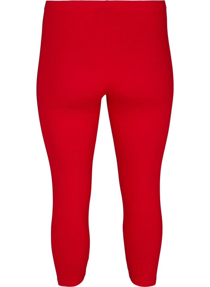 Legging 3/4 basique, Tango Red, Packshot image number 1