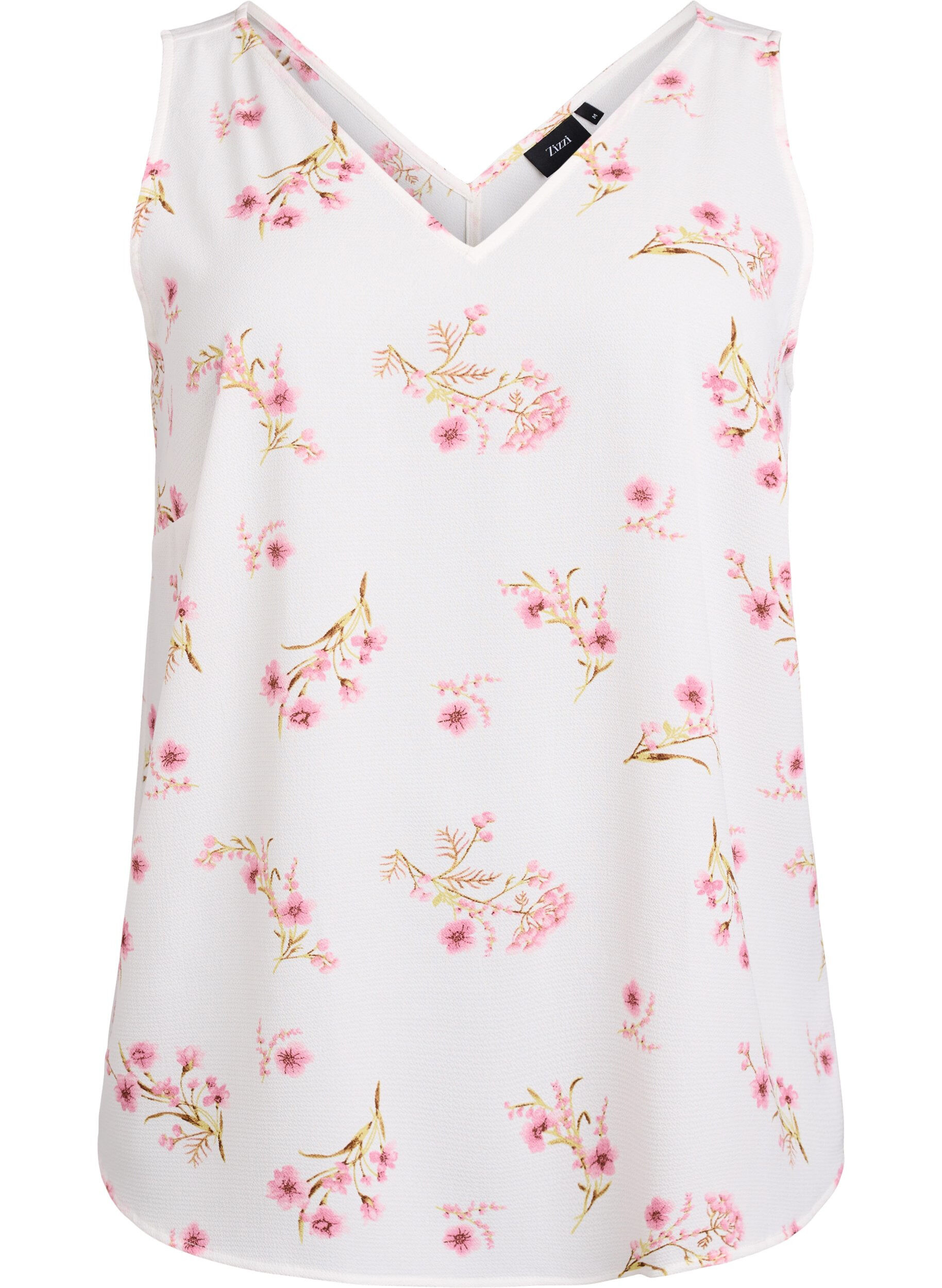 Haut imprim&eacute; avec col en V