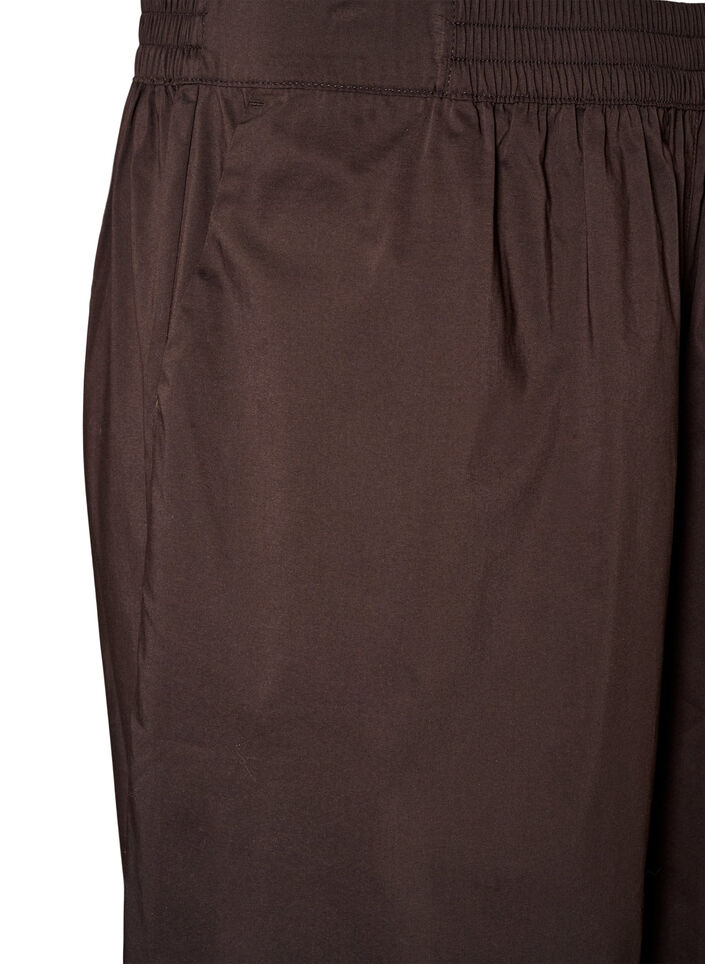 Pantalon ballon avec poches et ceinture &eacute;lastique, Marron, Packshot image number 2