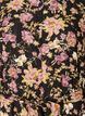 Robe midi &agrave; imprim&eacute; floral avec ceinture amovible &agrave; nouer, Noir, Packshot image number 2