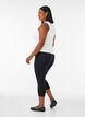 Leggings basiques longueur 3/4 en viscose, Noir, Model image number 2